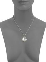 Thumbnail for your product : Ippolita Stella Mother-Of-Pearl, Clear Quartz, Diamond & Sterling Silver Large Teardrop Doublet Pendant Necklace