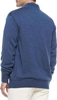 Thumbnail for your product : Peter Millar 1/2-Zip Merino Wool Sweater, Gray