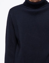 Thumbnail for your product : "Navy" Symmetrical Turtleneck