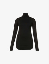 Black Fitted Turtleneck Sweater | Shop the world’s largest collection ...