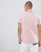 Thumbnail for your product : Lindbergh Tipped Polo Shirt In Pink