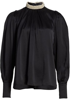 Polyester Satin Blouse | Shop the world’s largest collection of fashion ...