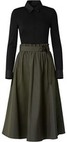 Thumbnail for your product : Akris Punto Bi-Color Belted Dress