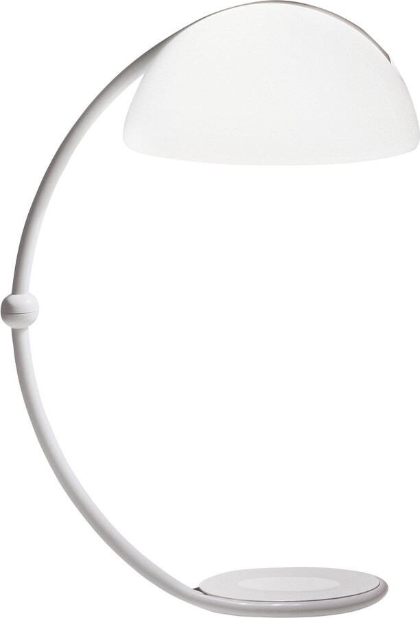 Martinelli Luce Serpente 2131 Floor Lamp In White By Elio Martinelli