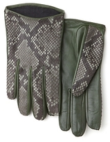 Thumbnail for your product : Imoni Preorder Exclusive Short Python Gloves: Green