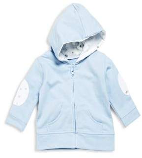 Aden Anais Baby's Night Solid Printed Cotton Hoodie