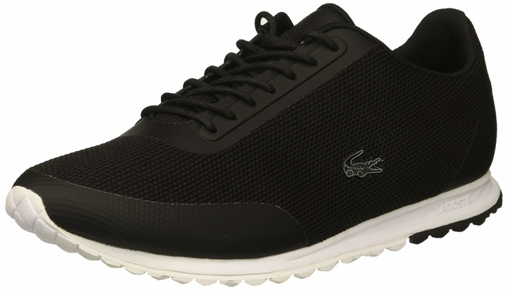 womens black lacoste shoes
