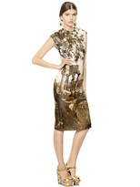 Thumbnail for your product : Dolce & Gabbana Organza Silk Sleeveless Dress