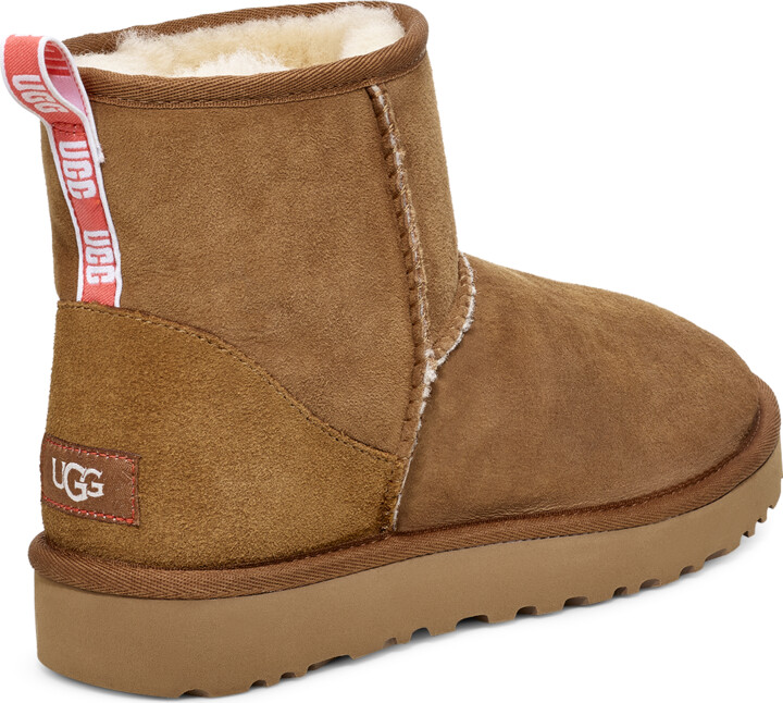 UGG Classic Mini II Graphic Logo - ShopStyle Ankle Boots