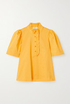 Thumbnail for your product : Sea Clara Ruffle-trimmed Cotton-blend Poplin Blouse