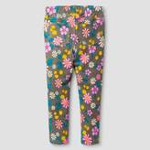 Thumbnail for your product : Cat & Jack Toddler Girls' Floral Jeggings Green