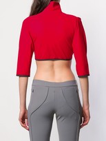 Thumbnail for your product : A-Cold-Wall* Slit Shoulder Crop Top