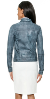 Thumbnail for your product : Derek Lam 10 Crosby Denim Leather Jacket