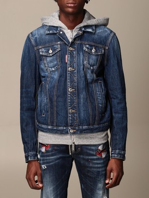 jean jacket sweatshirt mens