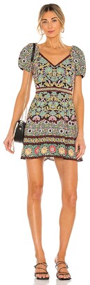 Olivia Dana Puff Sleeve Flare Dress 