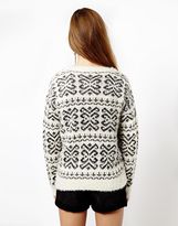 Thumbnail for your product : Only Patterned Knit Jumper