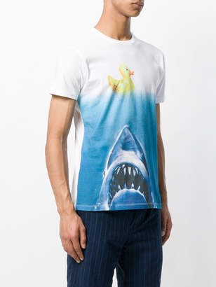 MC2 Saint Barth Jaws and rubber duck ombre T-shirt