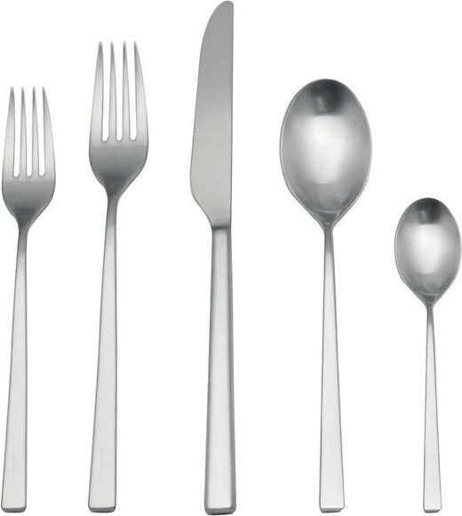 Mepra Atena 5-Piece Flatware Place Setting in Silver