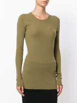 Thumbnail for your product : Rick Owens ribbed round neck sweater