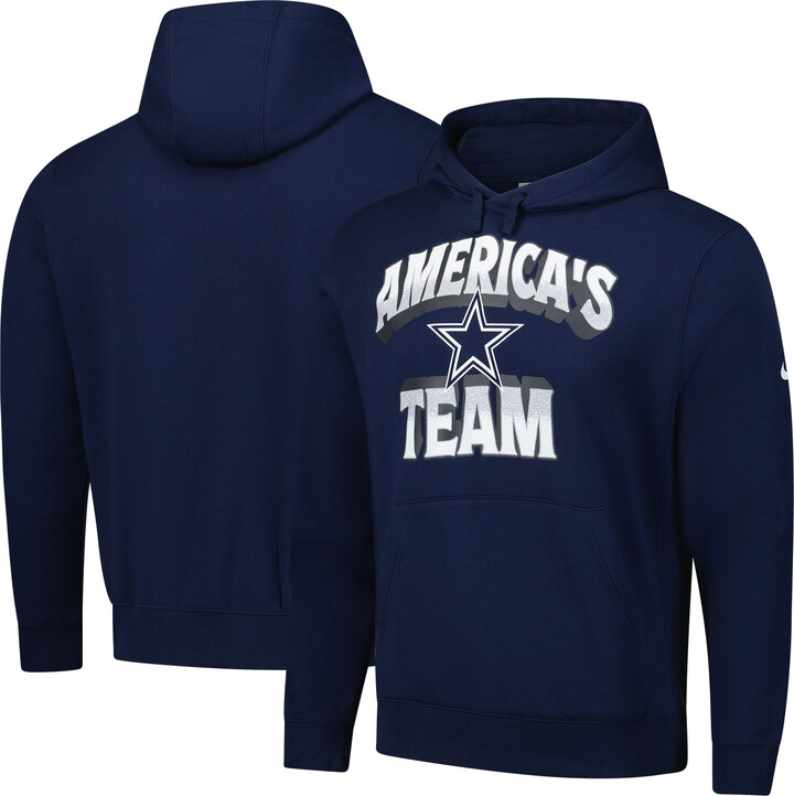 Men's Nike Navy Dallas Cowboys Local America's Team Pullover Hoodie