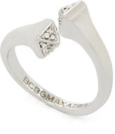 Thumbnail for your product : BCBGMAXAZRIA Pave Twisted Pyramid Ring
