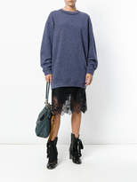 Thumbnail for your product : See by Chloe Oversized marl sweatshirt