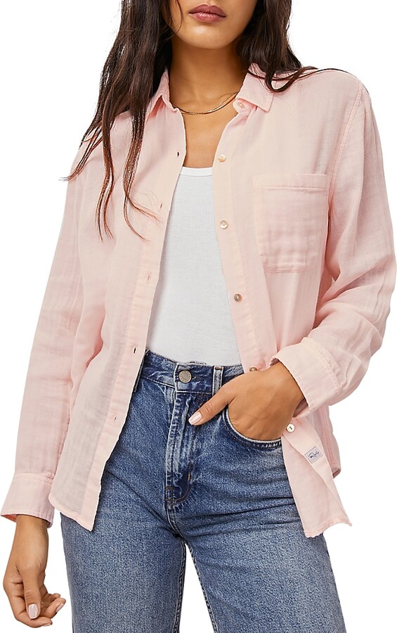 Rails Ellis Long Sleeve Gauze Shirt