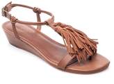 Thumbnail for your product : Bernardo Court Fringe Leather Sandal