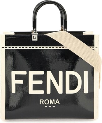 Fendi FF Sunshine - Handbag for Woman - Beige - 8BH394APZL-F1MB1