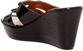 Thumbnail for your product : Italian Shoemakers Luisa D'orio Giada Wedge Sandal