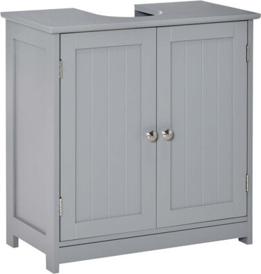 Jims Maison Durable Bathroom Sink Cabinet With Adjustable Shelf And Double Doors, Perfect For Humid Environments And Extra Storage