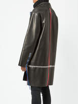 Thumbnail for your product : Alexander McQueen whip-stitched leather coat