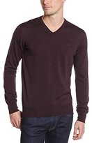 Thumbnail for your product : Dockers Plain or unicolor V-Neck Long sleeve Jumper