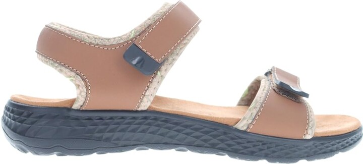 Propet Women's TravelActiv Aspire Sandals Comfort Footbed Coral Summer 10 M US