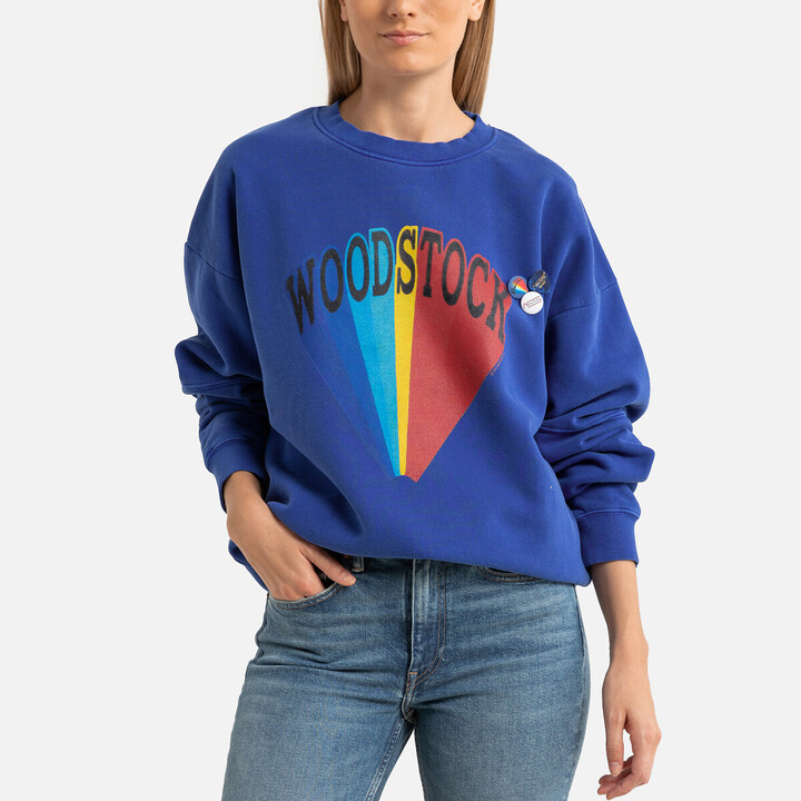 Newtone Roller Woodstock Sweatshirt In Cotton Mix With Crew Neck