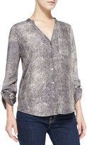 Thumbnail for your product : Soft Joie Anabella Snake-Print Blouse