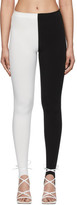 Thumbnail for your product : A.W.A.K.E. Mode Black and White Sling Leggings