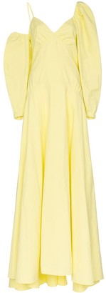 rosie assoulin yellow dress