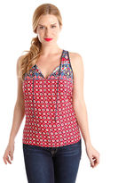 Thumbnail for your product : Lucky Brand Ribbon Meadow Tank