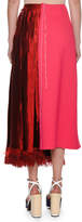 Thumbnail for your product : Marni Bi-Fabric A-Line Midi Skirt