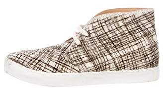 Penelope Chilvers Ponyhair High-Top Sneakers