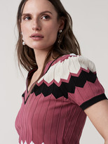 Thumbnail for your product : Diane von Furstenberg Janelle Nylon V-Neck Knit