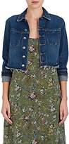 Thumbnail for your product : L'Agence Women's Zuma Studded Denim Crop Jacket - Authentiqu