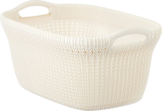 Container Store Curver Knit Laundry Basket Cream - ShopStyle