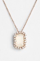 Thumbnail for your product : Suzanne Kalan Barrel Stone Pendant Necklace