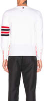 Thumbnail for your product : Thom Browne Merino Wool Crewneck Pullover