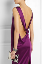 Thumbnail for your product : Stella McCartney Ruth draped satin-twill gown