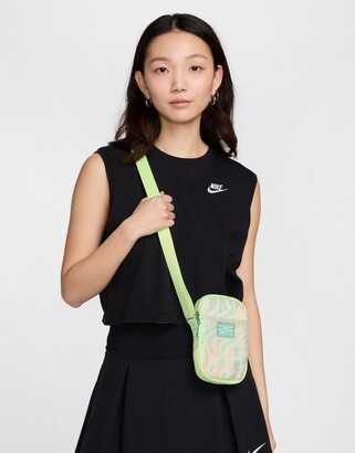 nike sling bag green