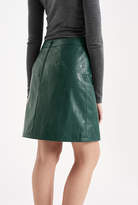 Thumbnail for your product : Long Tall Sally Faux Leather A-Line Skirt