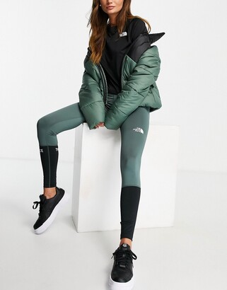 The North Face Training Mountain Athletic high waist leggings in green -  ShopStyle